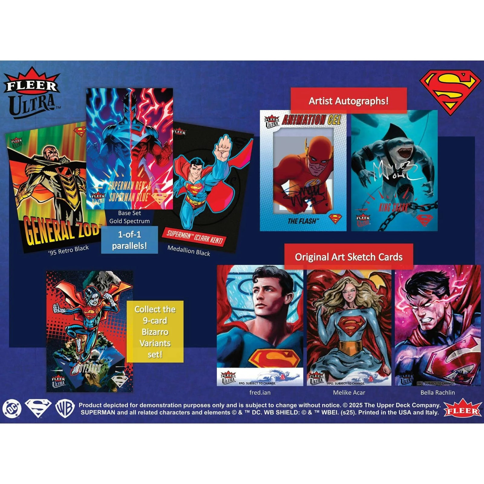 DRAFT - 2025 Upper Deck Fleer Ultra Superman Hobby 12-Box Case | BVBF0J3824