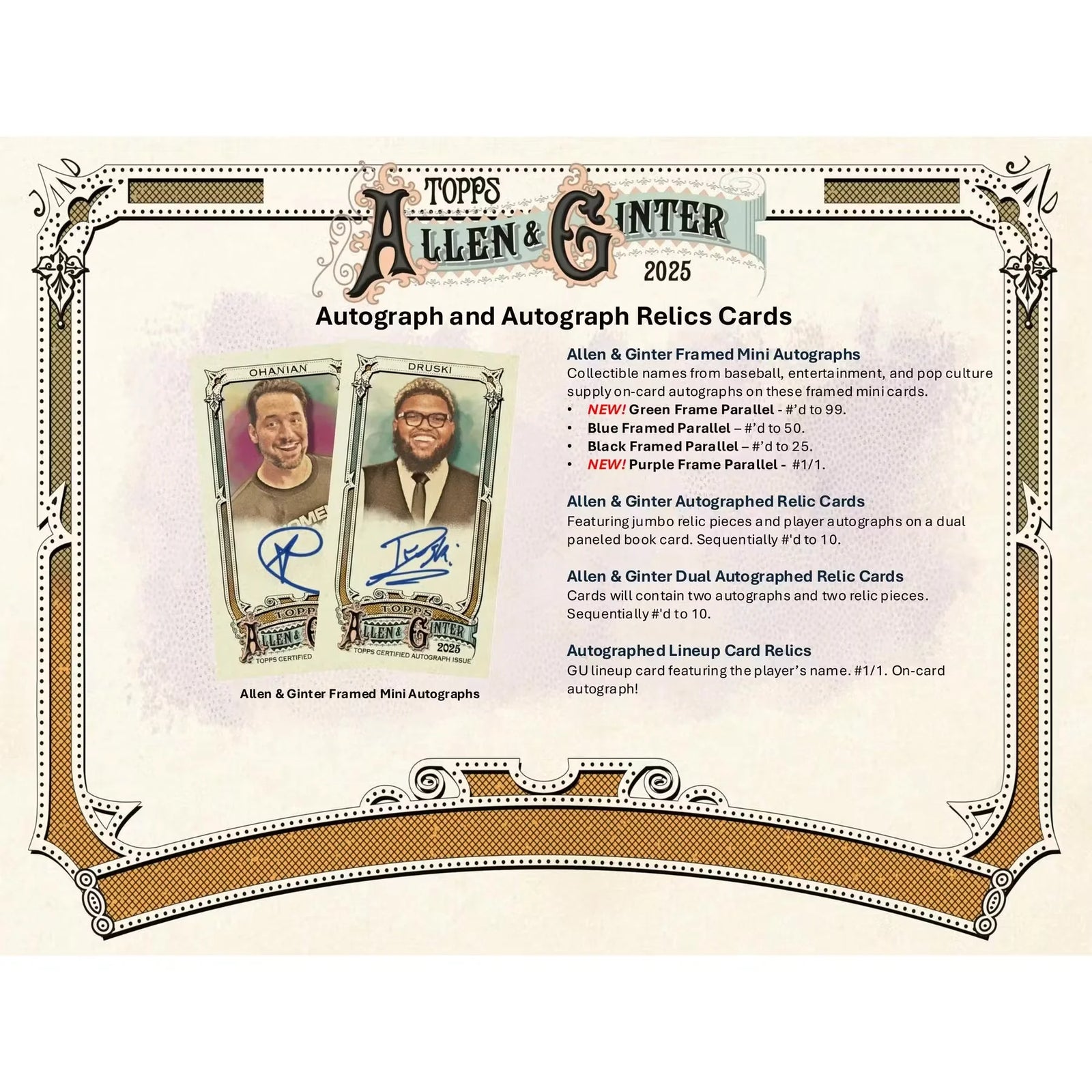 2025 Topps Allen & Ginter Baseball Blaster 40-Box Case (Ships Sealed Only) - D