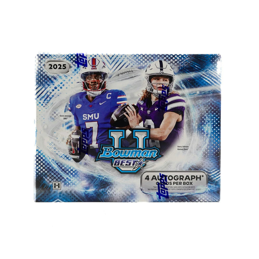 DRAFT - 2025 Bowman University Best Football Hobby Box $299.95 Add to Cart