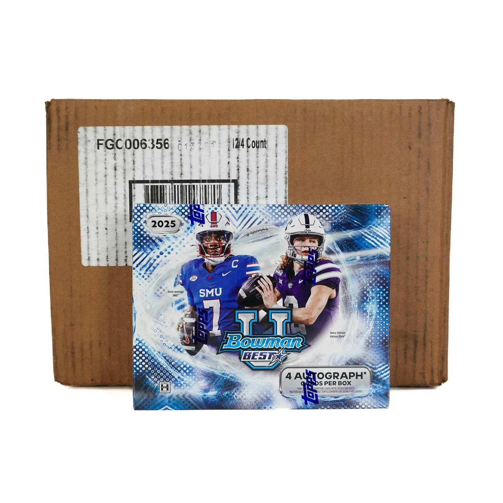 DRAFT - 2025 Bowman University Best Football Hobby 12-Box Case | BVBG0MDCQ6