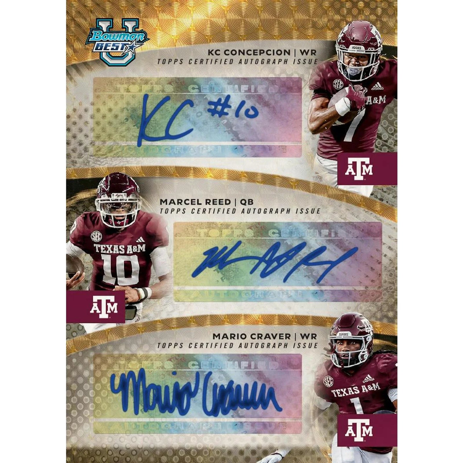 DRAFT - 2025 Bowman University Best Football Hobby 12-Box Case | BVBG0MDCQ6
