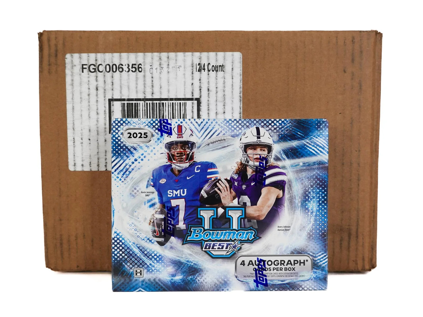 DRAFT - 2025 Bowman University Best Football Hobby 12-Box Case | BVBG0MDCQ6