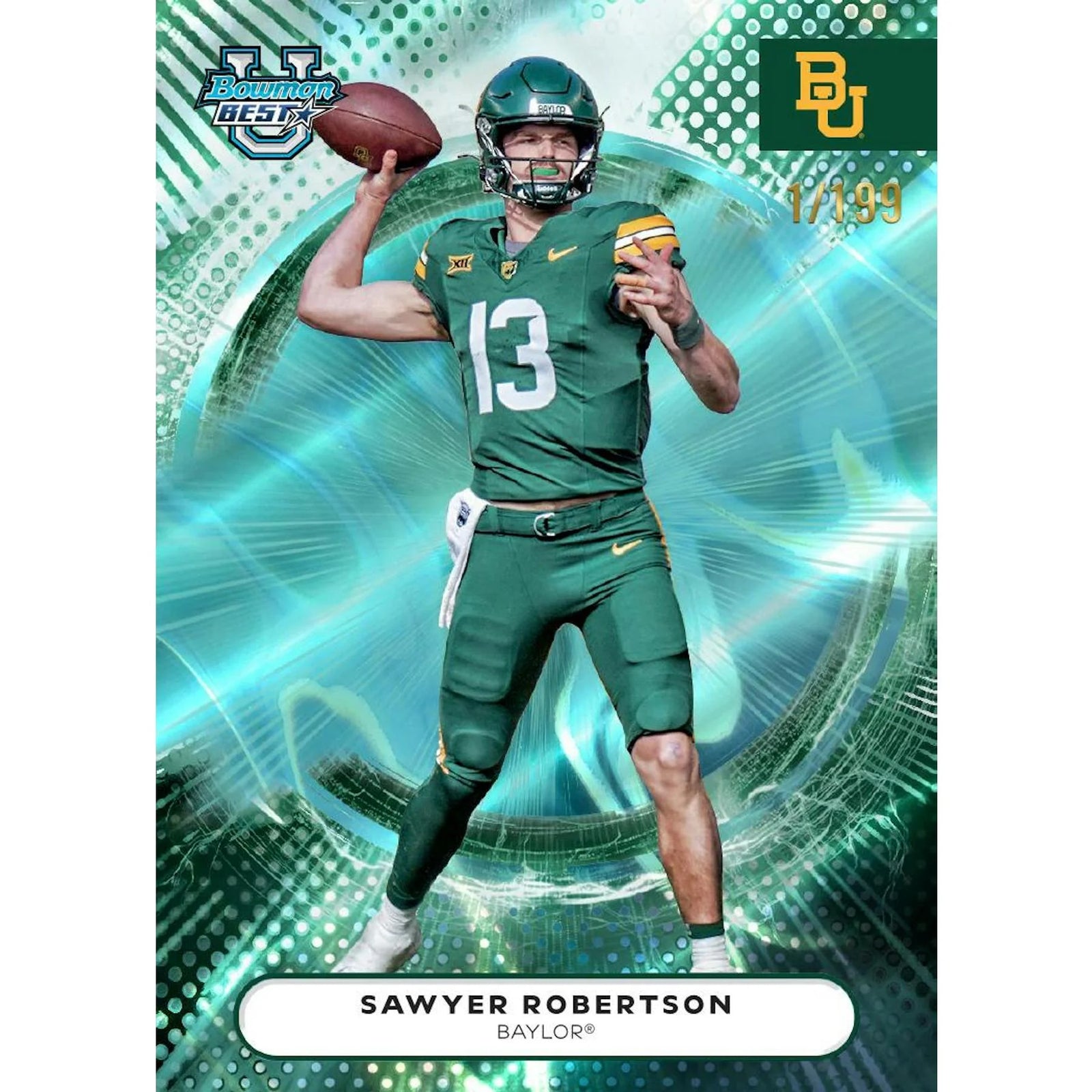 DRAFT - 2025 Bowman University Best Football Hobby 12-Box Case | BVBG0MDCQ6