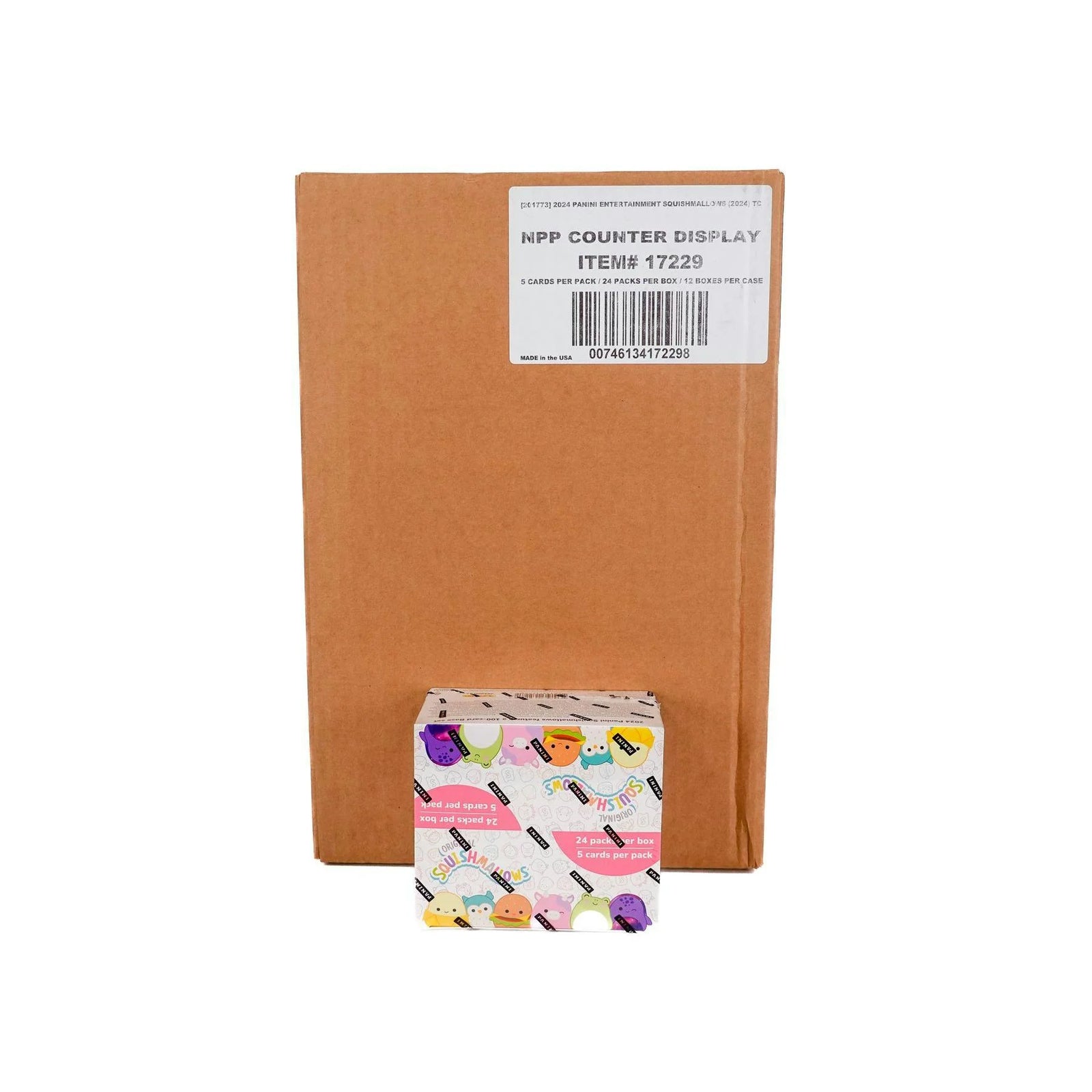 DRAFT - 2024 Panini Squishmallows Retail 12-Box Case | Green Shimmer Parallel