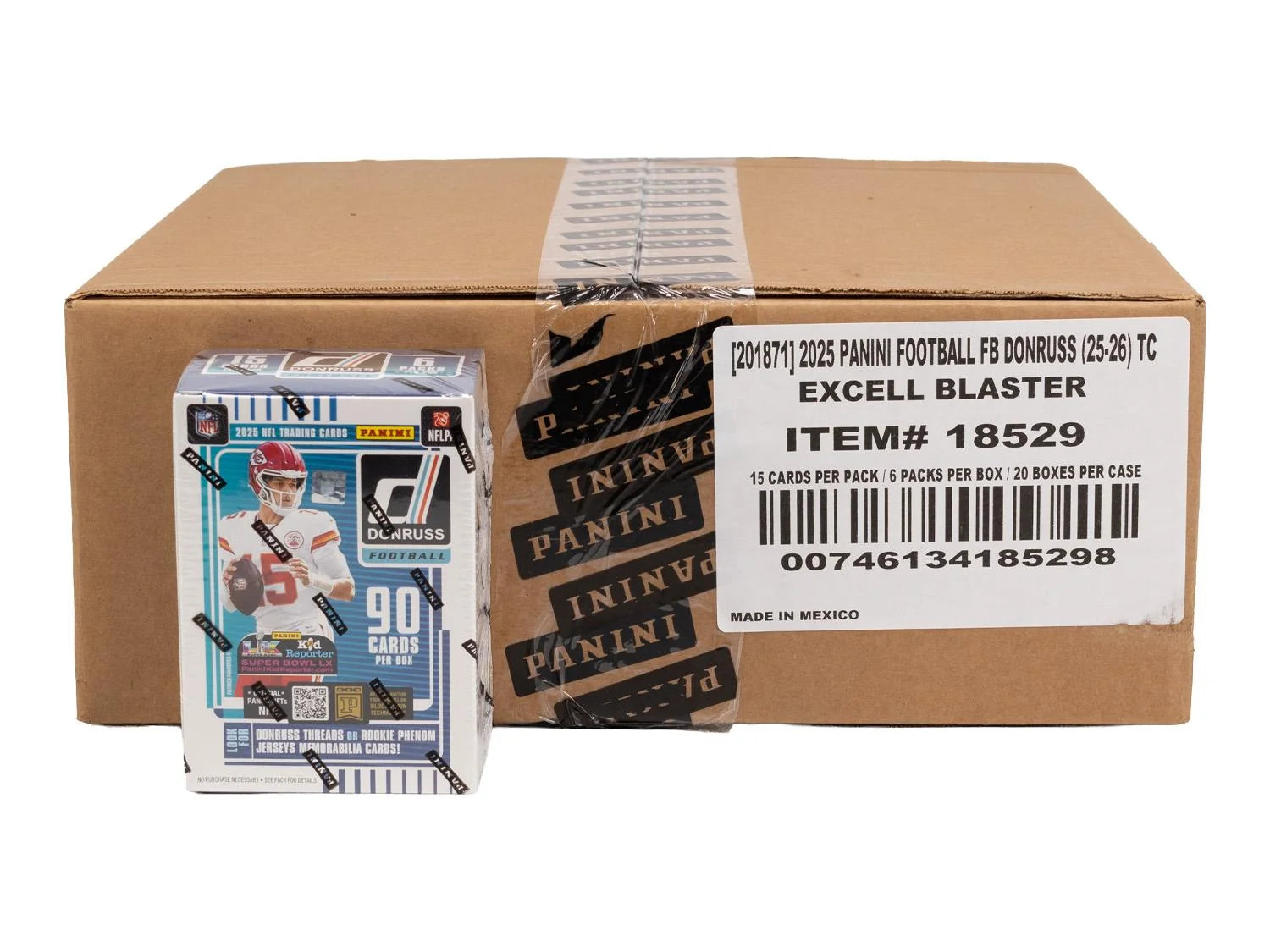 DRAFT - 2025 Panini Donruss Football Blaster 20-Box Case | Red Hot Rookies
