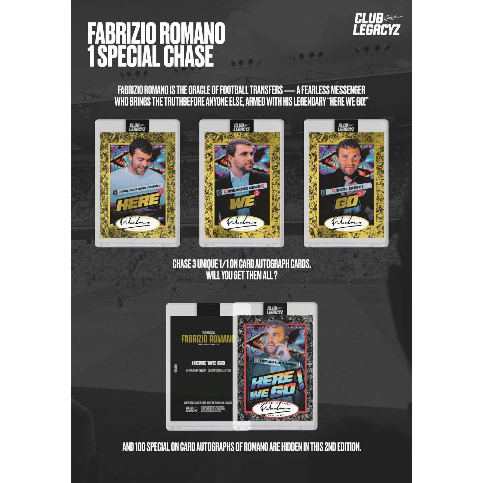 DRAFT - 2025 Club Legacyz Icons Soccer Second Edition Hobby Box
