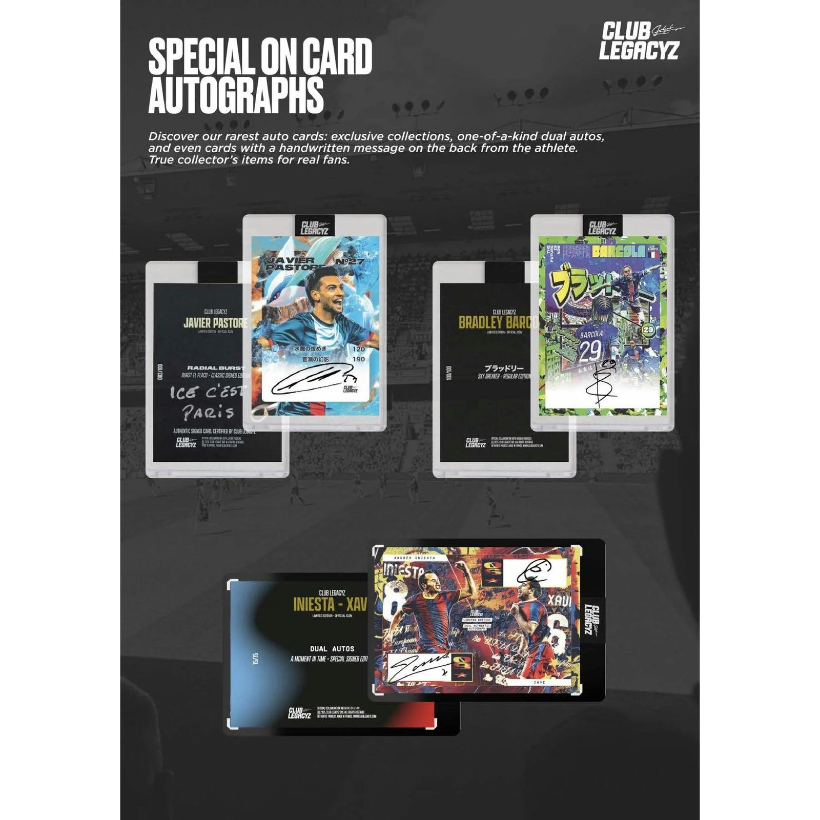 DRAFT - 2025 Club Legacyz Icons Soccer Second Edition Hobby Box