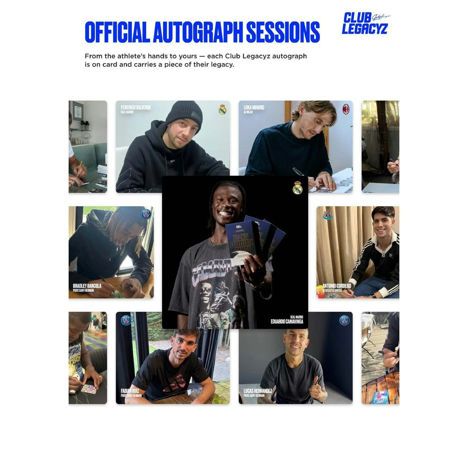 DRAFT - 2025 Club Legacyz Icons Soccer Second Edition Hobby Box