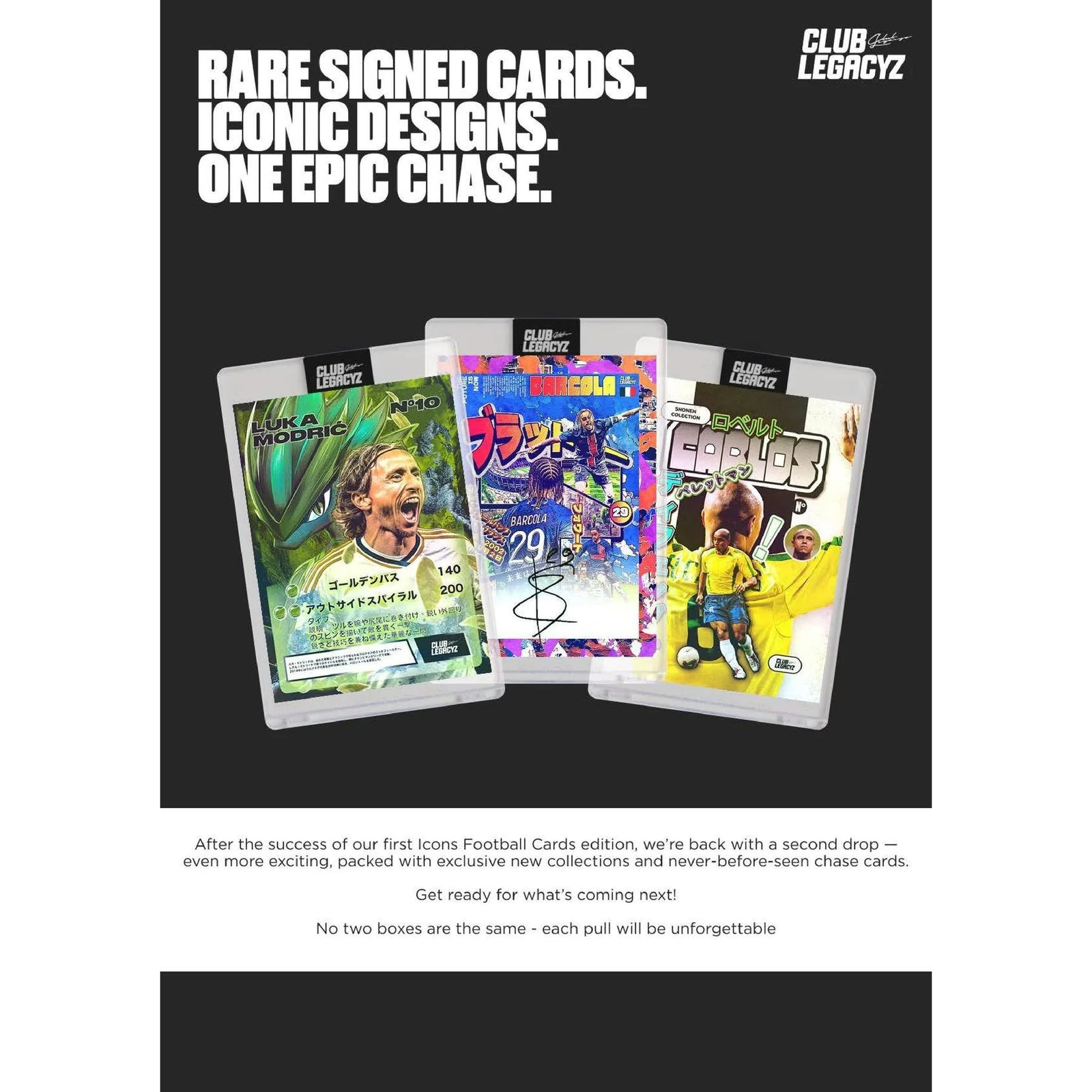 DRAFT - 2025 Club Legacyz Icons Soccer Second Edition Hobby Box