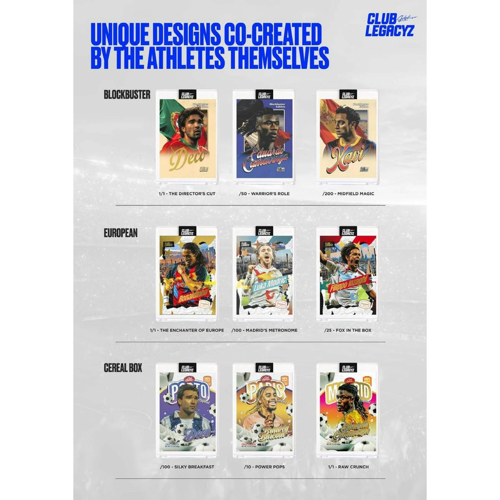 DRAFT - 2025 Club Legacyz Icons Soccer Second Edition Hobby Box