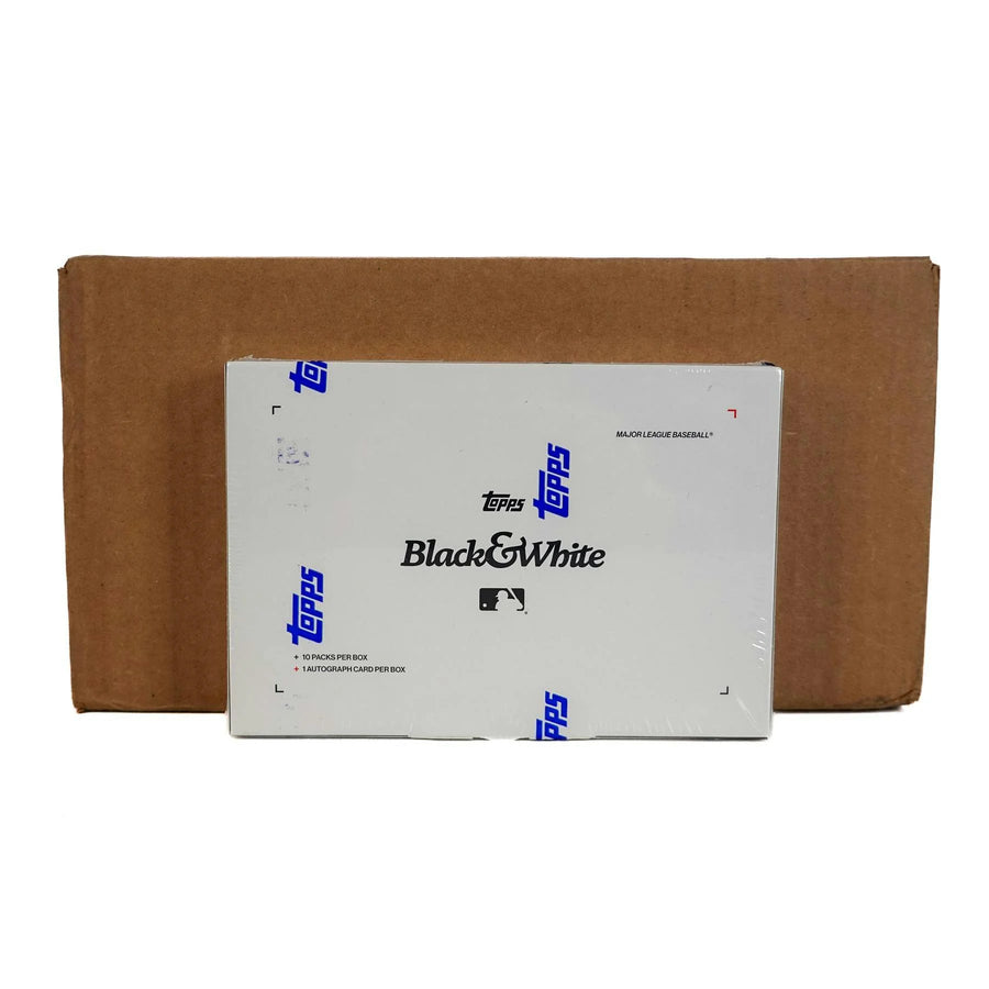 DRAFT - Just In 2025 Topps Black and White Baseball Collector 10-Box Case