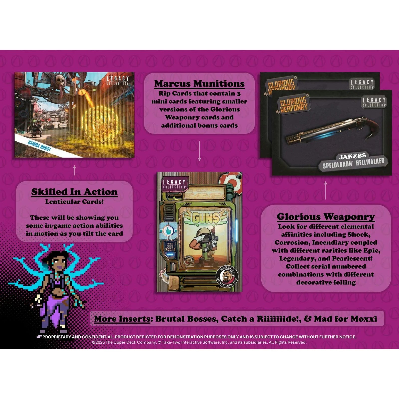 DRAFT - 2025 Upper Deck Borderlands Legacy Collection Trading Cards Hobby Box