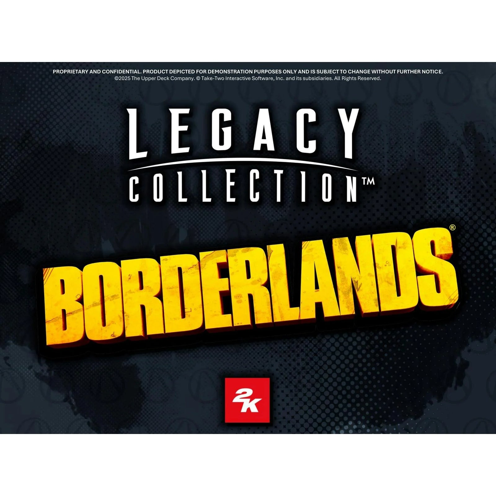 DRAFT - 2025 Upper Deck Borderlands Legacy Collection Hobby 12-Box Case | Presell