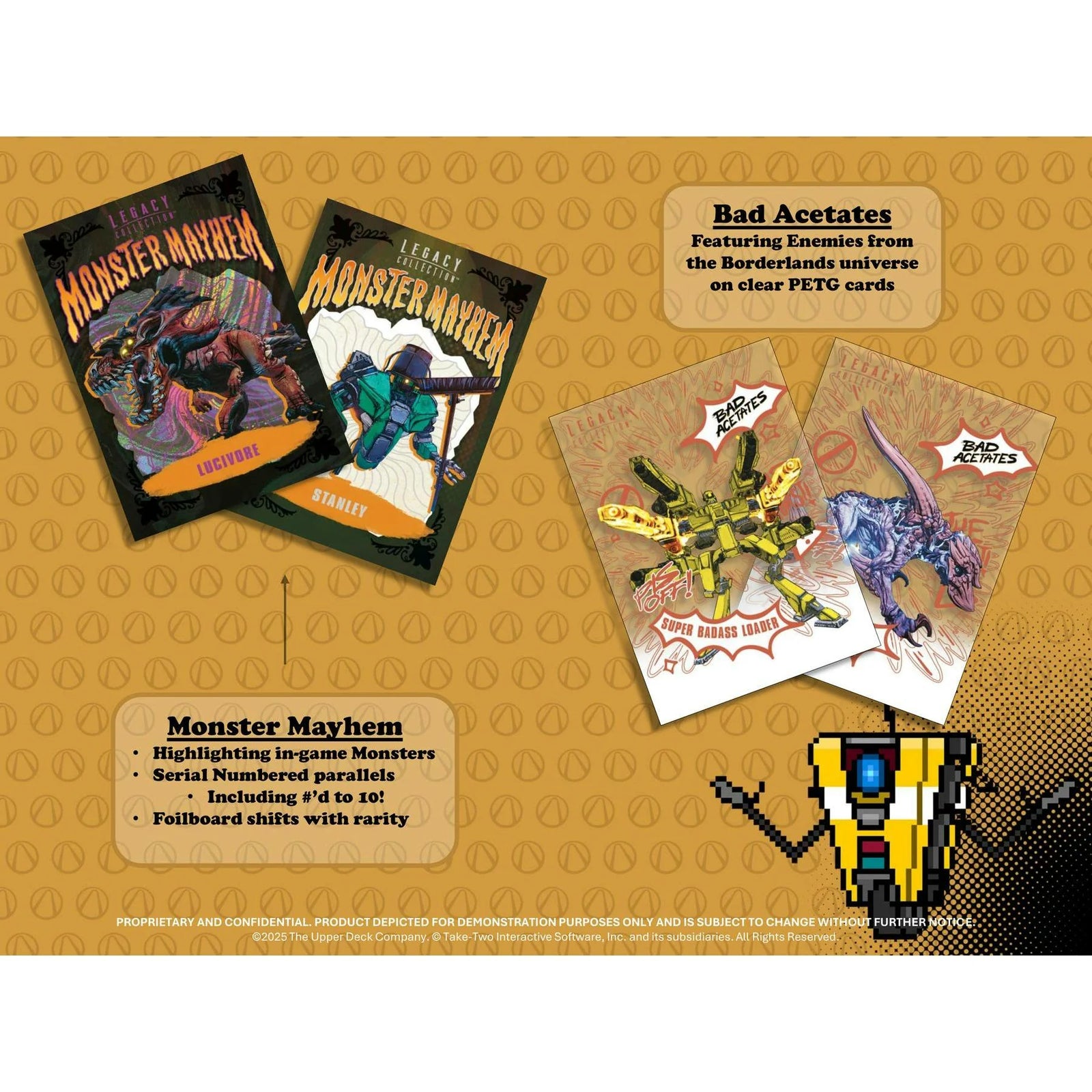 DRAFT - 2025 Upper Deck Borderlands Legacy Collection Hobby 12-Box Case | Presell