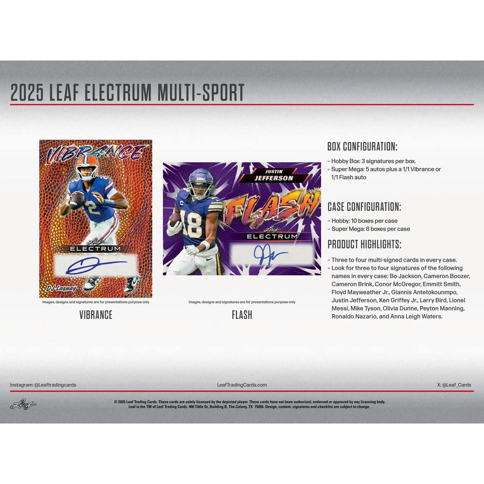 DRAFT - 2025 Leaf Electrum Multisport Super Mega Box