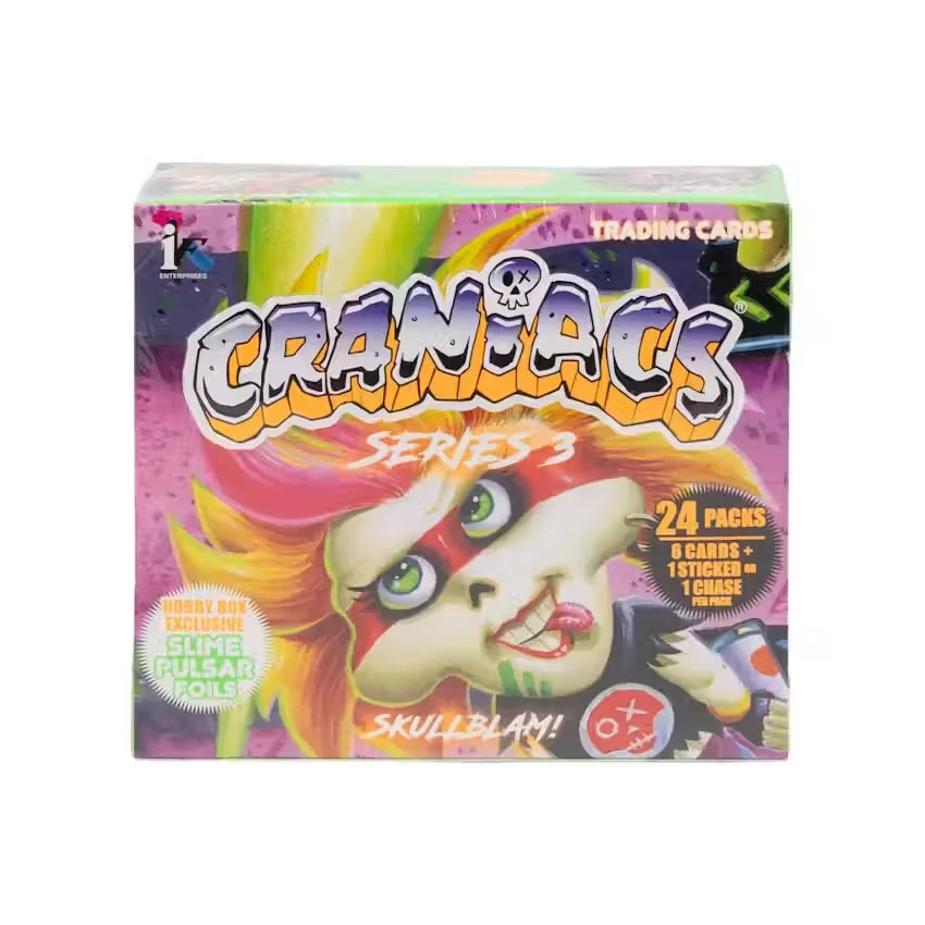Craniacs Trading Cards Series 3 Skullblam Hobby Box New Release (Ships Sealed Only)