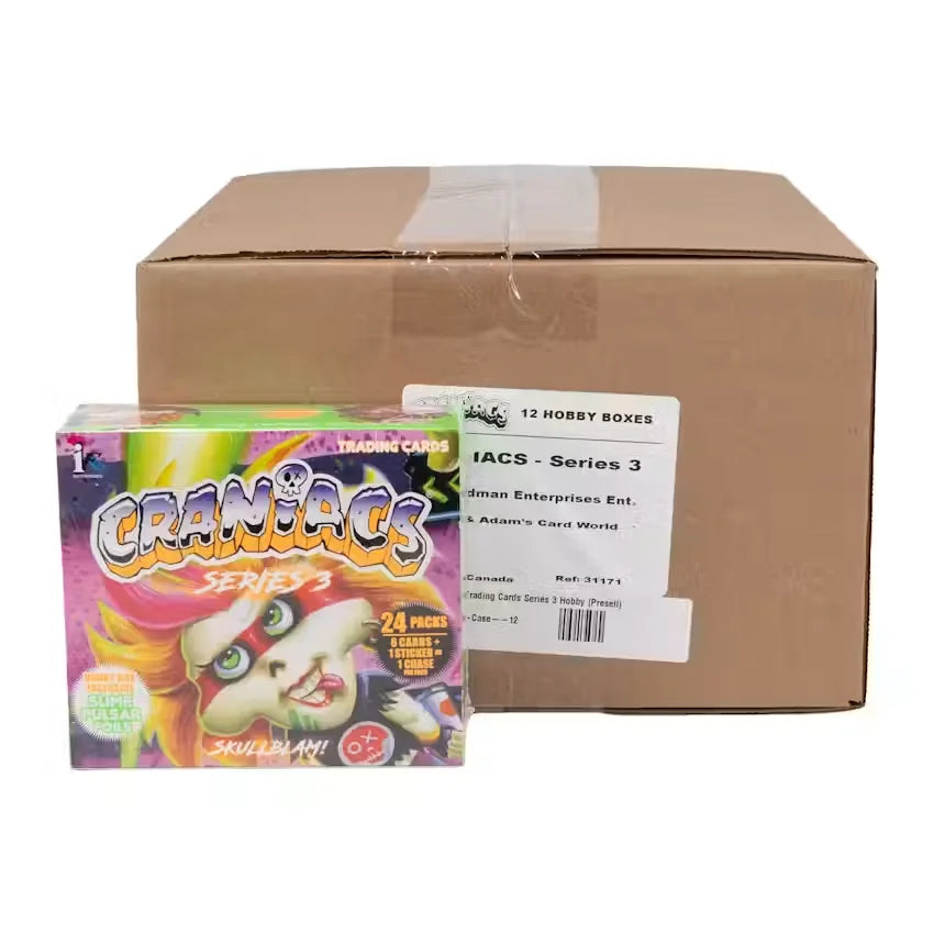 Craniacs Trading Cards Series 3 Skullblam Hobby 12 Box Case (Ships Sealed Only)