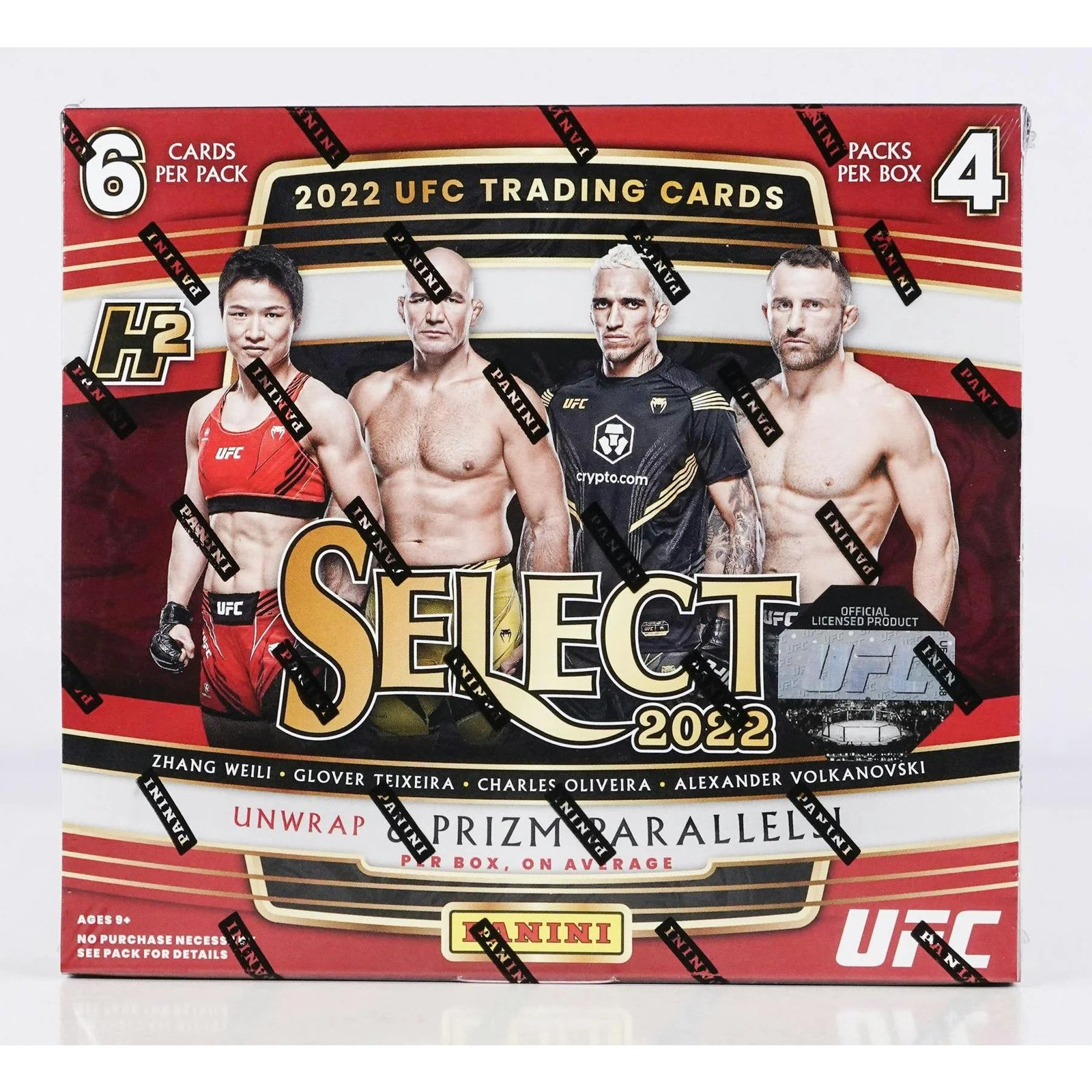 DRAFT - Just In 2022 Panini Select UFC H2 Hobby Hybrid Box