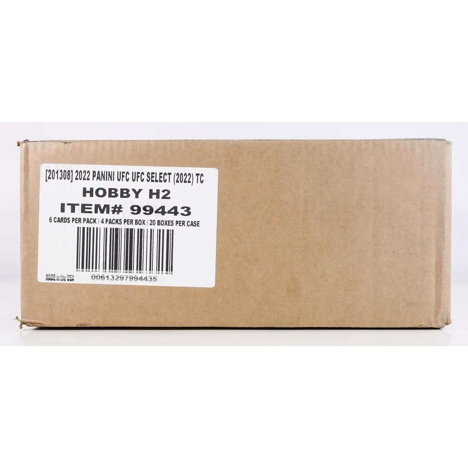 2022 Panini Select UFC H2 Hobby Hybrid 20-Box Case (Ships Sealed Only)