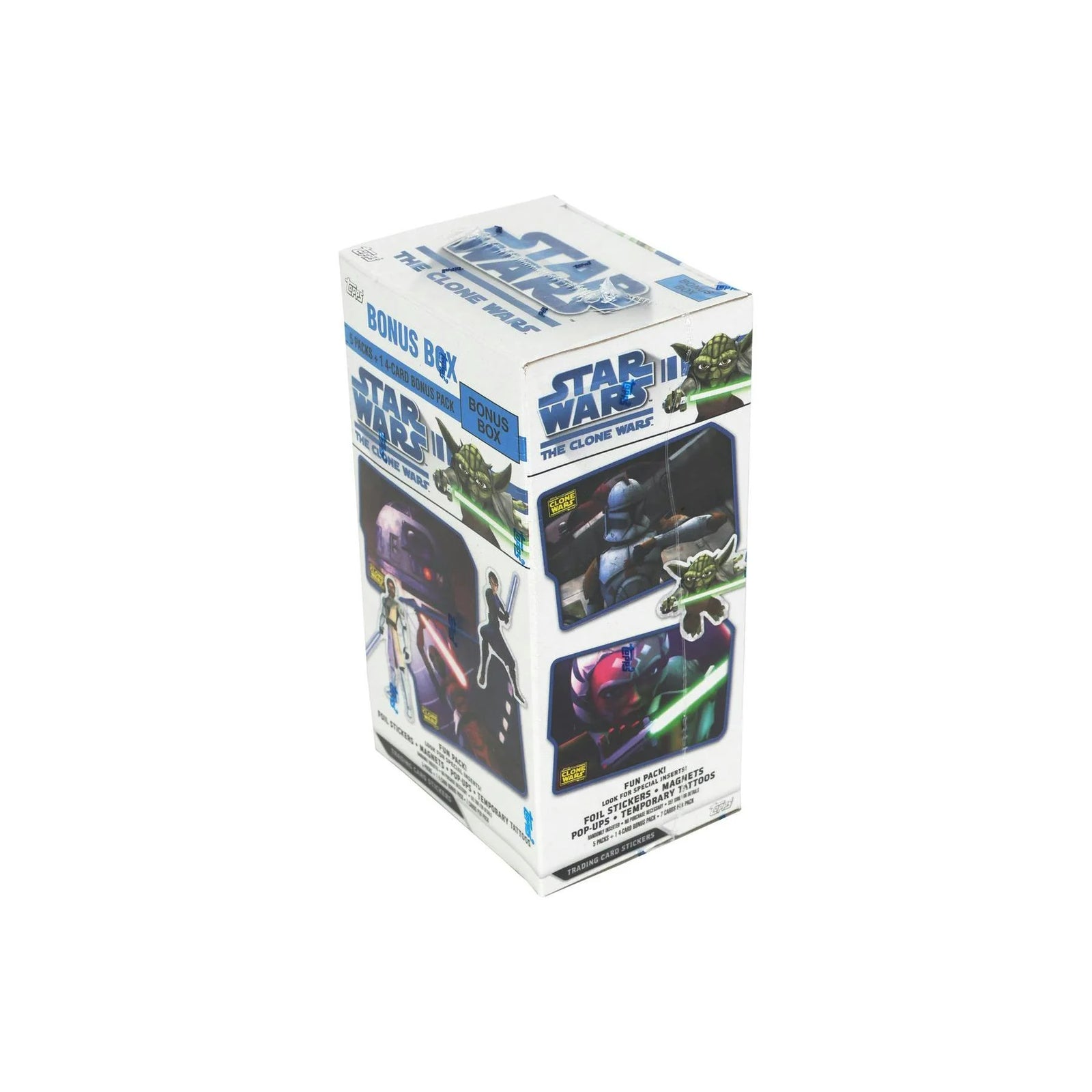 DRAFT - Star Wars Clone Wars Sticker 6-Pack Blaster Box | 2008 Topps