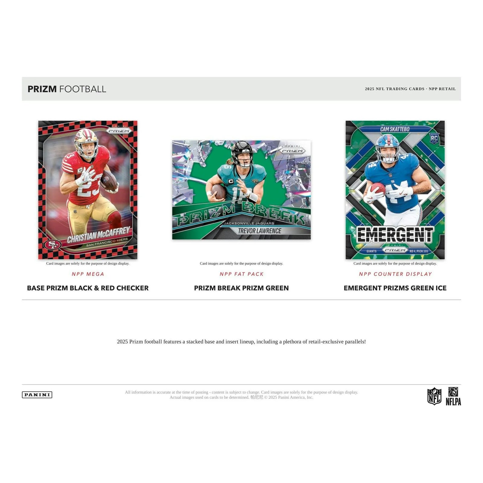 DRAFT - 2025 Panini Prizm Football Blaster Box | Lazer Prizms