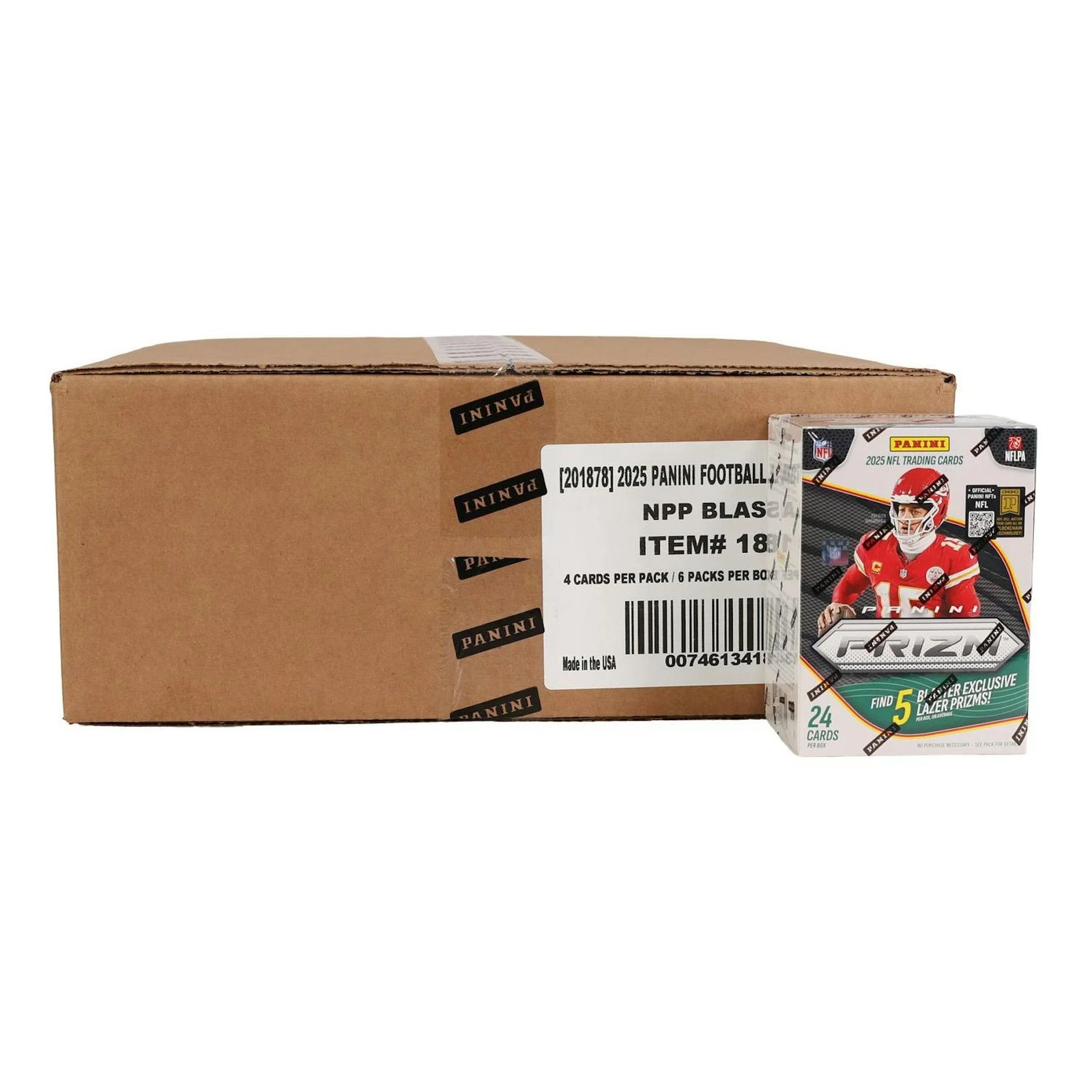 DRAFT - 2025 Panini Prizm Football Blaster 20-Box Case | Lazer Prizms
