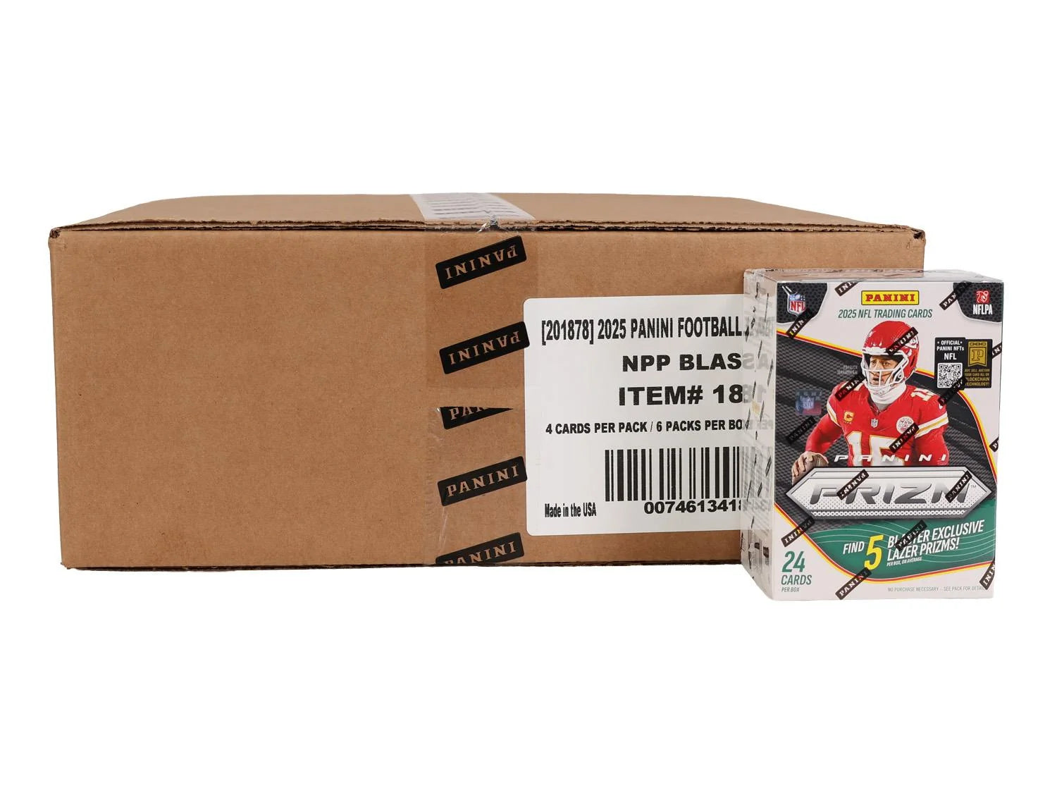 DRAFT - 2025 Panini Prizm Football Blaster 20-Box Case | Lazer Prizms