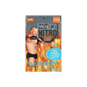 DRAFT - WCW/NWO Nitro Wrestling 22-Pack Blaster Box | 1999 Topps