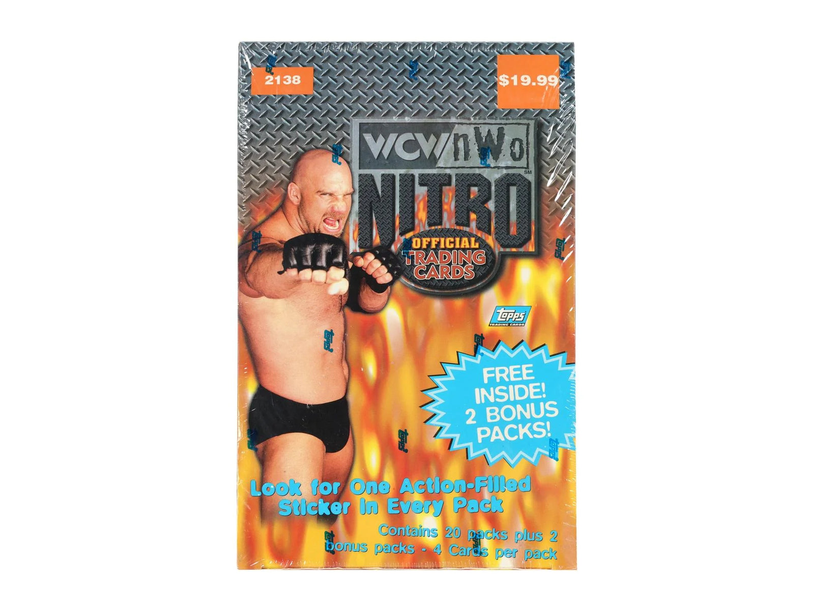 DRAFT - WCW/NWO Nitro Wrestling 22-Pack Blaster Box | 1999 Topps