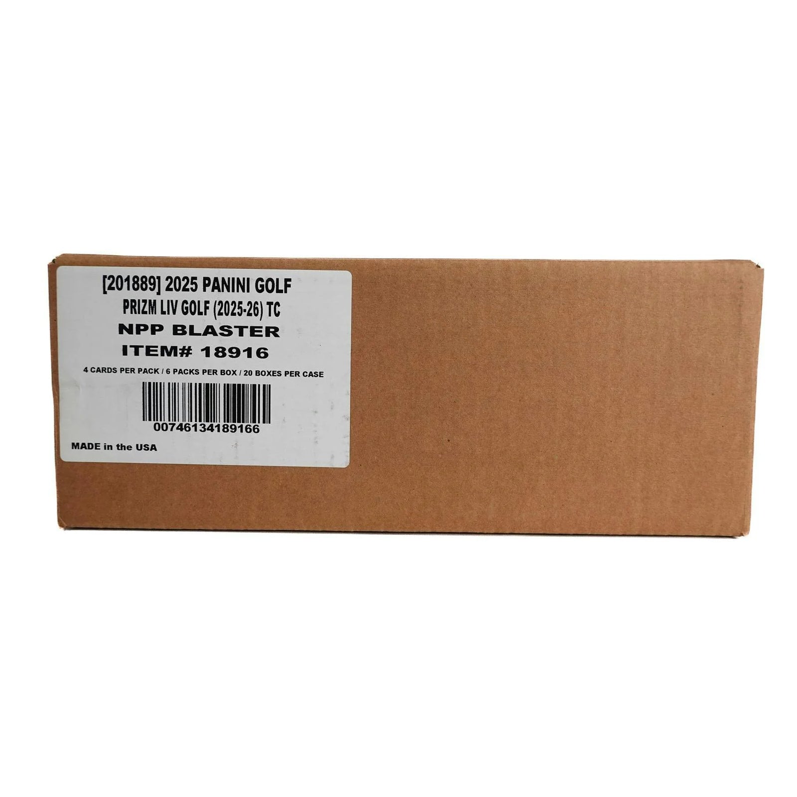 DRAFT - 2025 Panini Prizm LIV Golf Blaster 20-Box Case | 20 Boxes