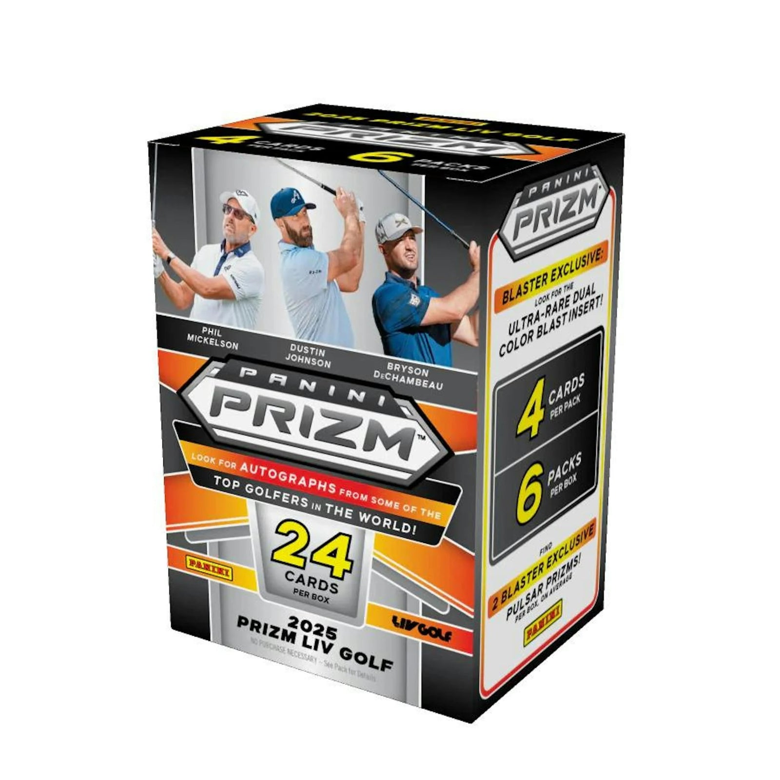 DRAFT - 2025 Panini Prizm LIV Golf Blaster 20-Box Case | 20 Boxes