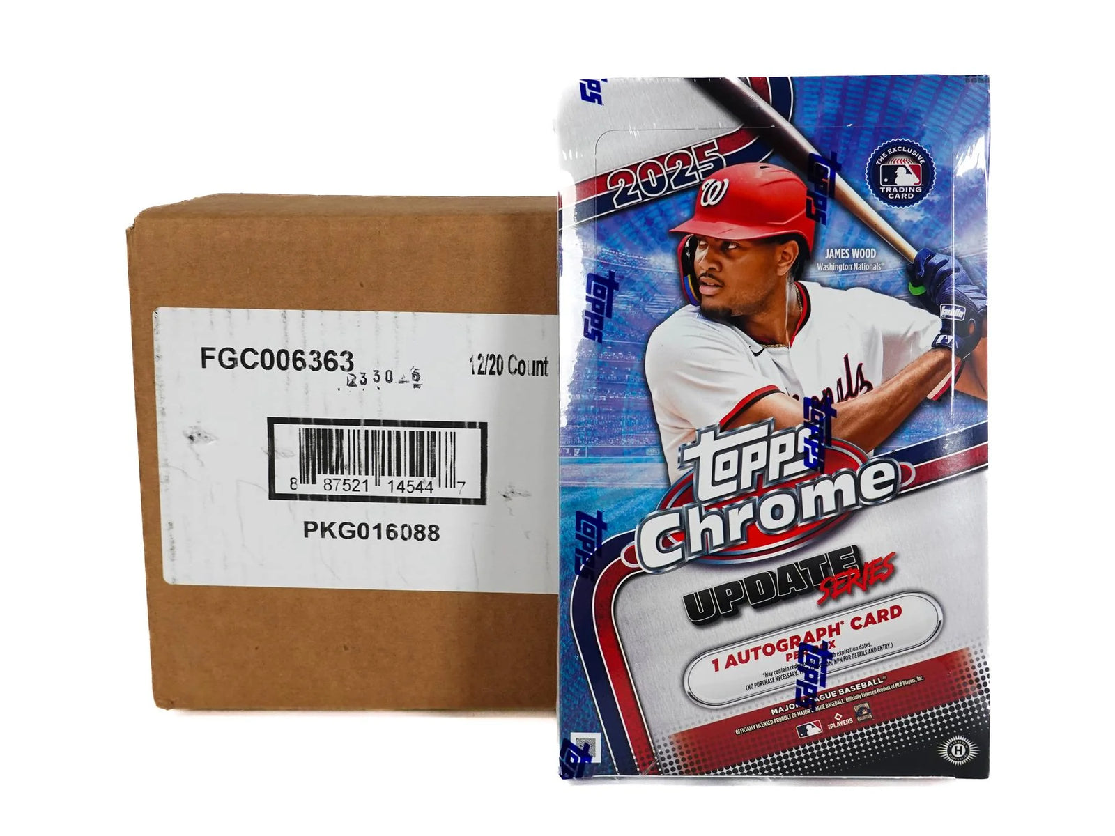 2025 Topps Chrome Update Series Baseball Hobby 12-Box Case (Ships Sealed Only) - D