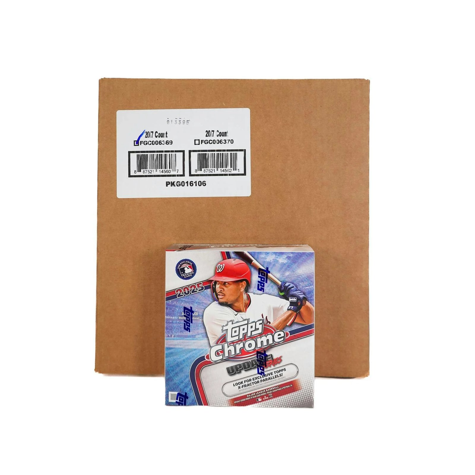 DRAFT - New 2025 Topps Chrome Update Series Baseball Mega 20-Box Case