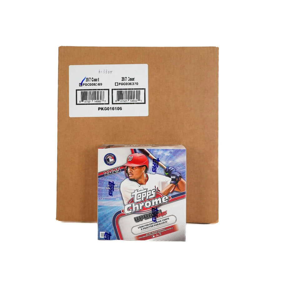 DRAFT - New 2025 Topps Chrome Update Series Baseball Mega 20-Box Case