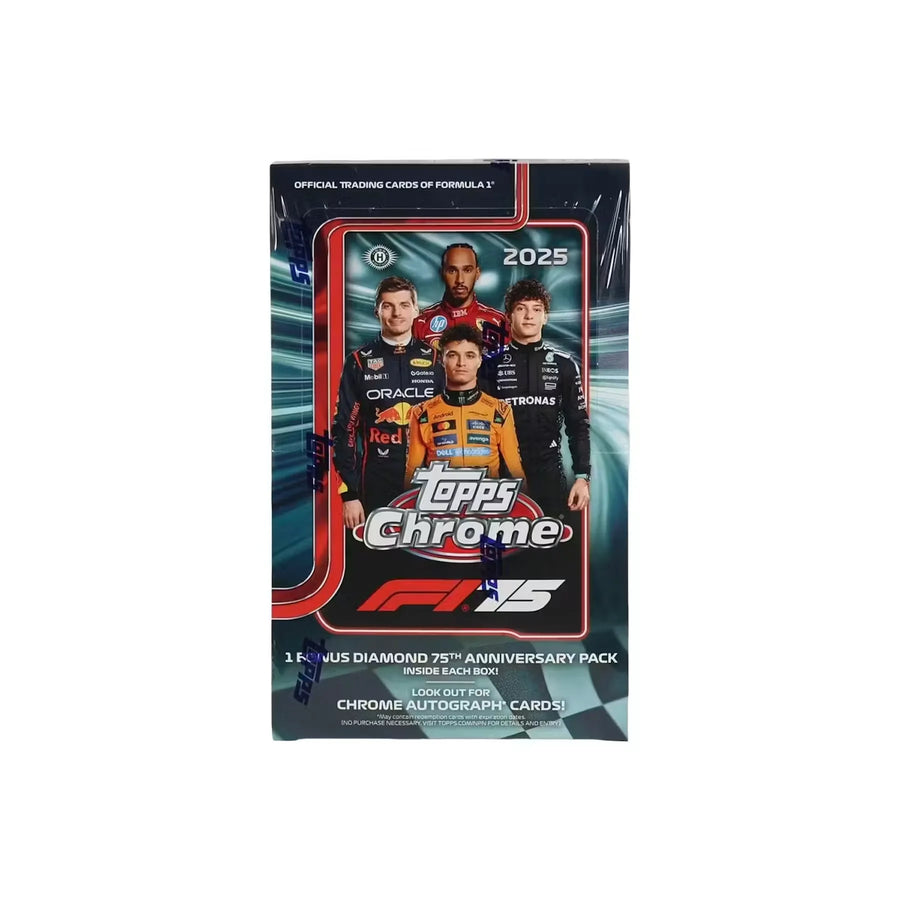 2025 Topps Chrome F1 Formula 1 Hobby Box