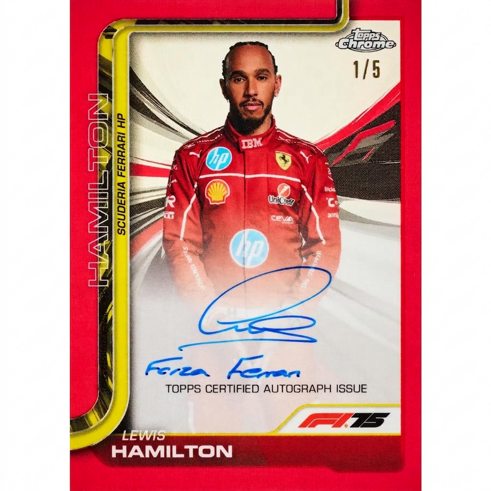 2025 Topps Chrome F1 Formula 1 Hobby Box