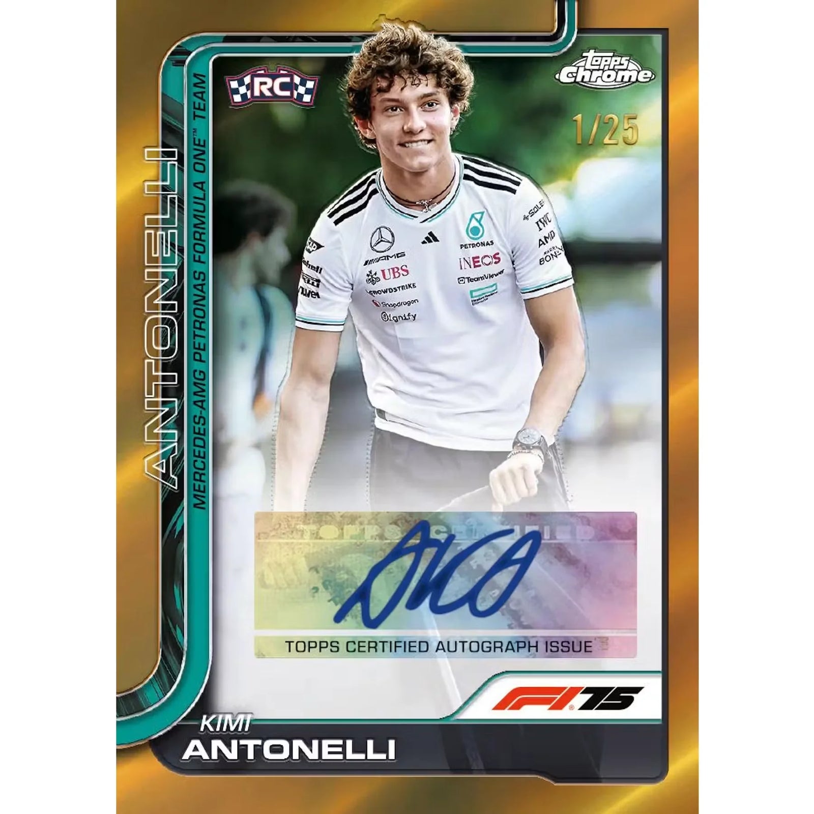 2025 Topps Chrome F1 Formula 1 Hobby 12-Box Case