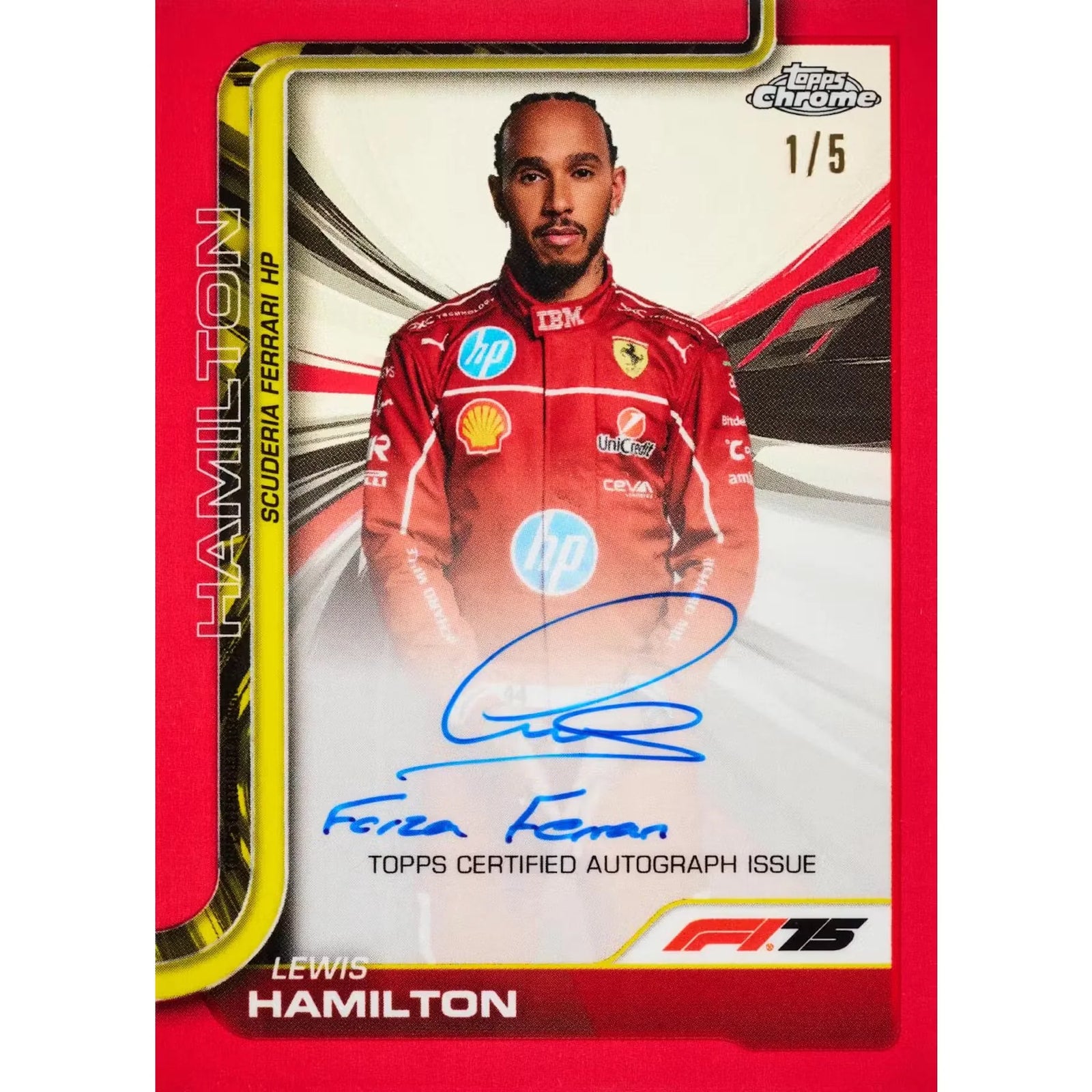 2025 Topps Chrome F1 Formula 1 Hobby 12-Box Case