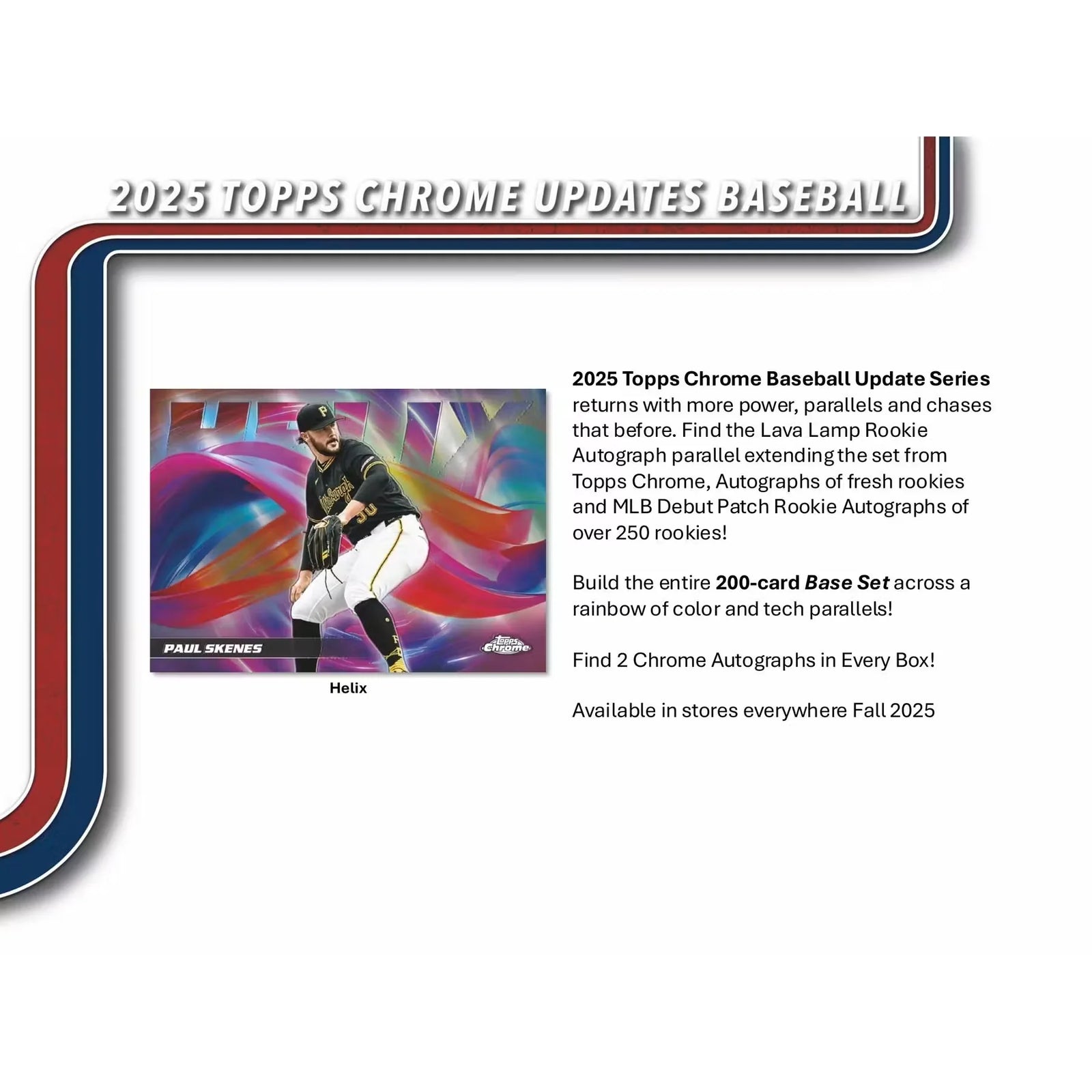 2025 Topps Chrome Update Series Baseball Delight Box