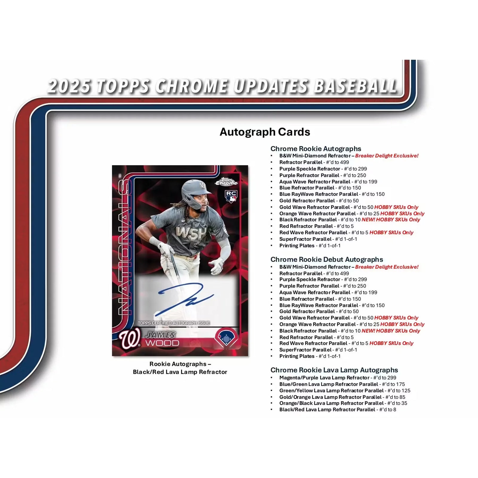 2025 Topps Chrome Update Series Baseball Breaker Delight Box (Ships Sealed Only)