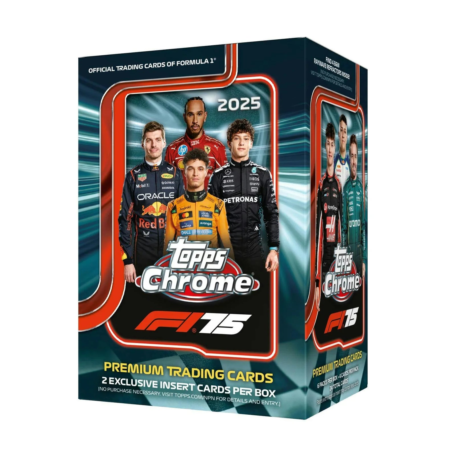 DRAFT - 2025 Topps Chrome F1 Formula 1 Blaster Box