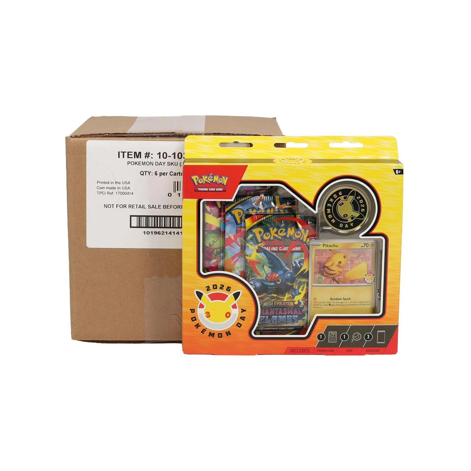 DRAFT - Pokemon Day 2026 Collection 6-Box Case | Sealed