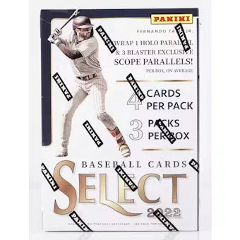 2022 Panini Select Baseball 3-Pack Blaster Box (Ships Sealed Only) - D