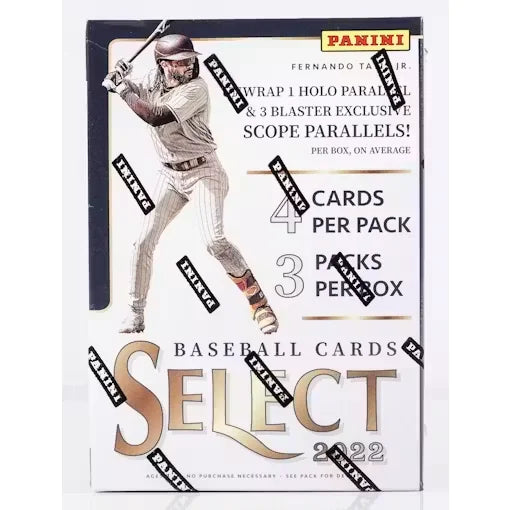 2022 Panini Select Baseball 3-Pack Blaster Box (Ships Sealed Only) - D