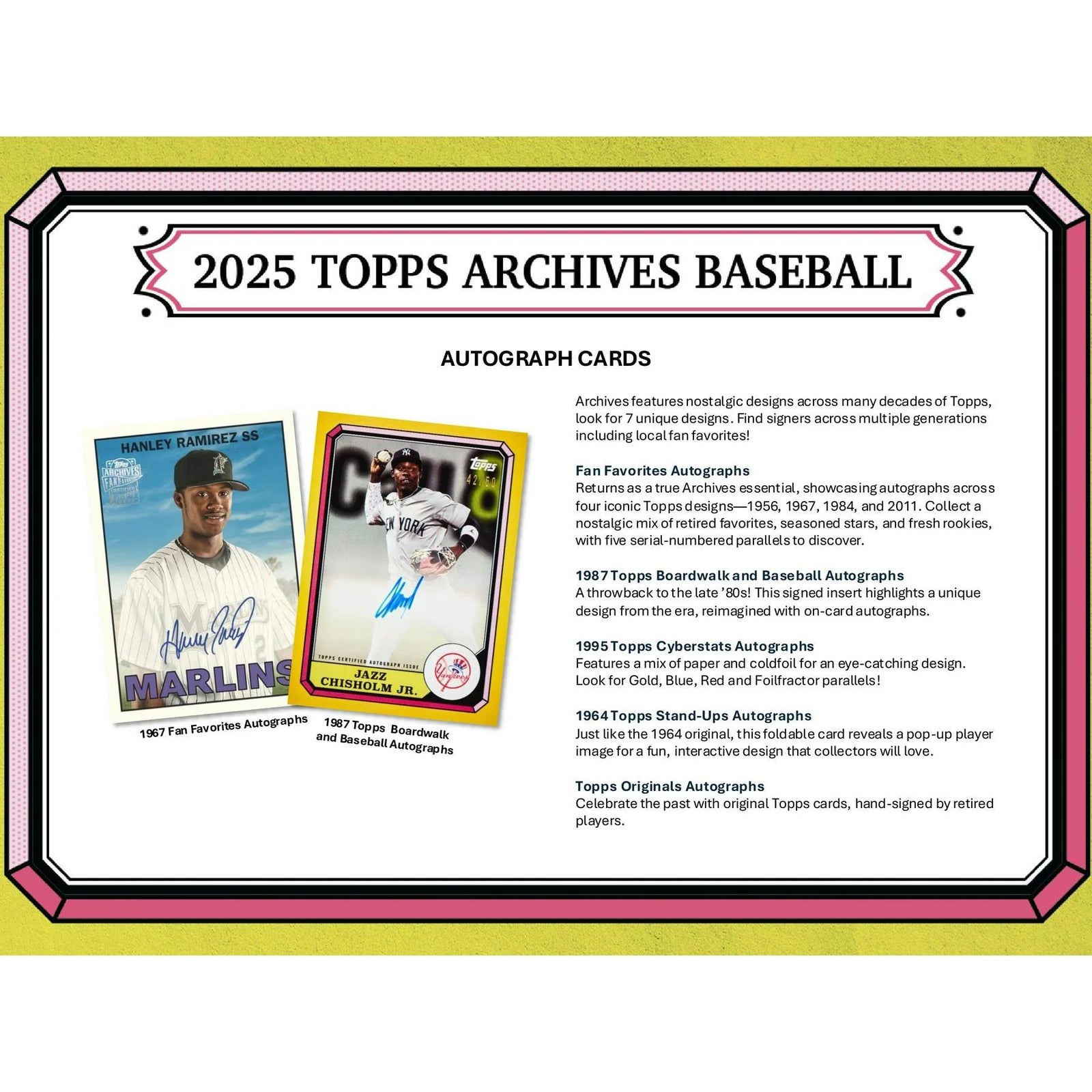 DRAFT - Just In 2025 Topps Archives Baseball Blaster 40-Box Case