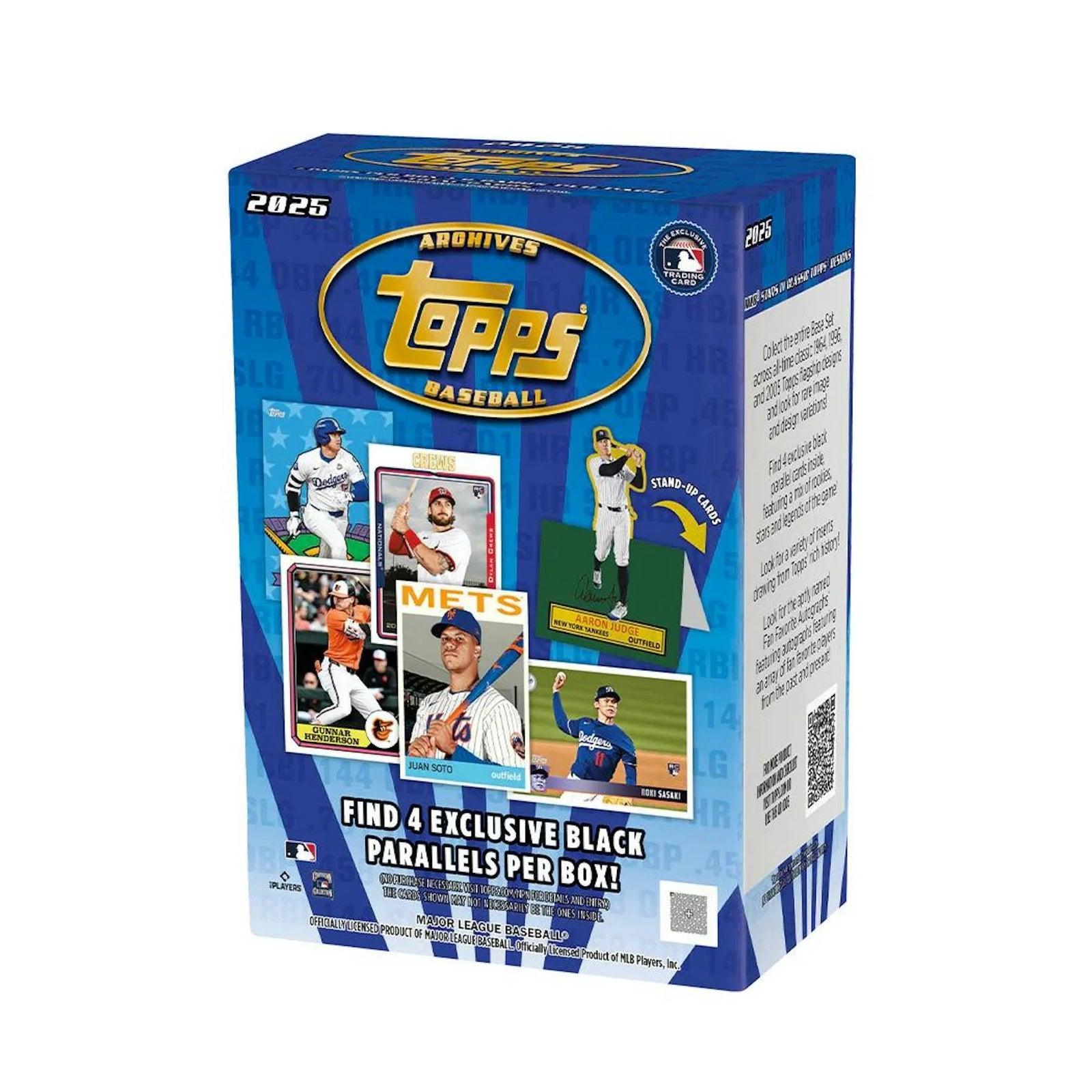 DRAFT - Just In 2025 Topps Archives Baseball Blaster 40-Box Case
