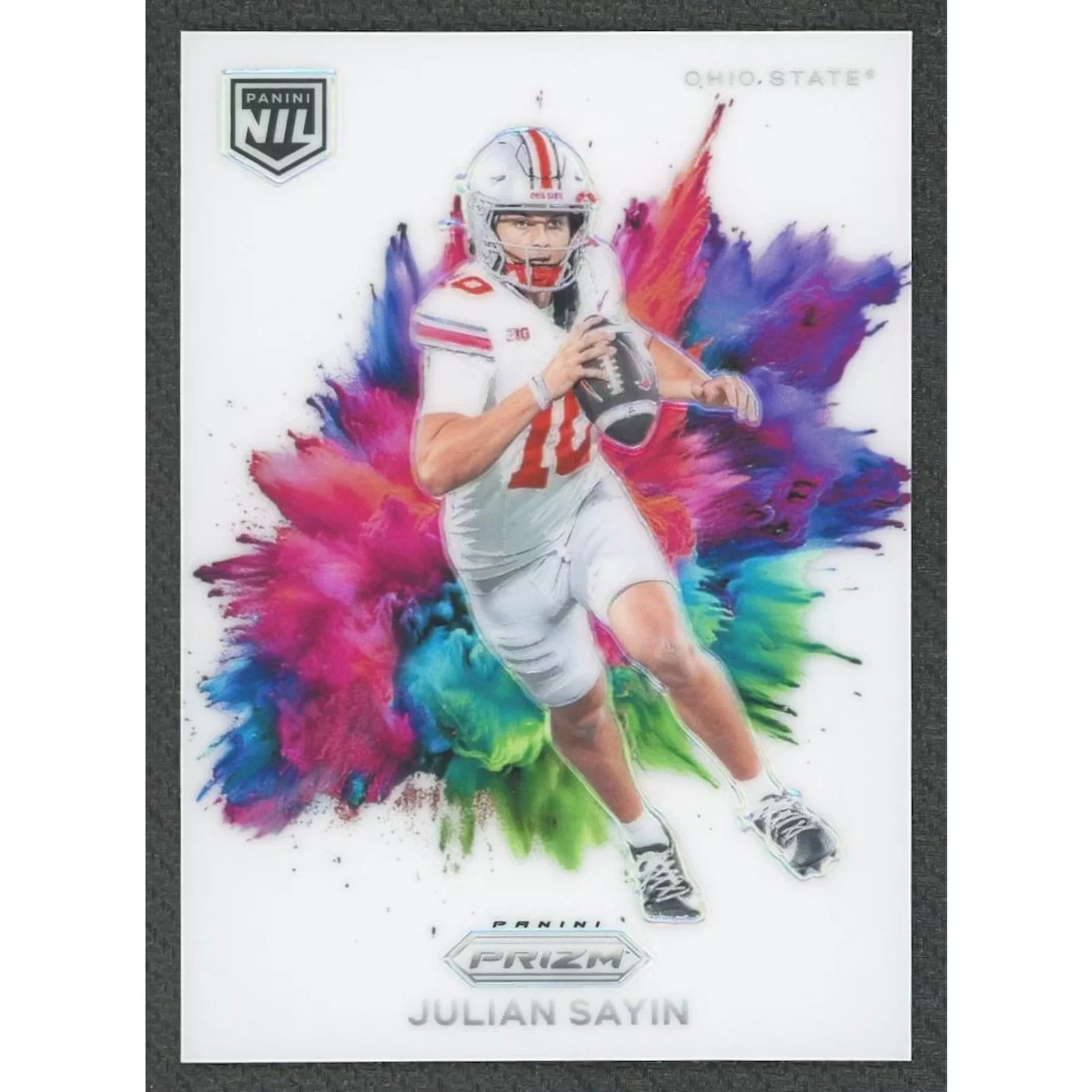 Julian Sayin 2024-25 Panini NIL Prizm Color Blast Card | CB-4