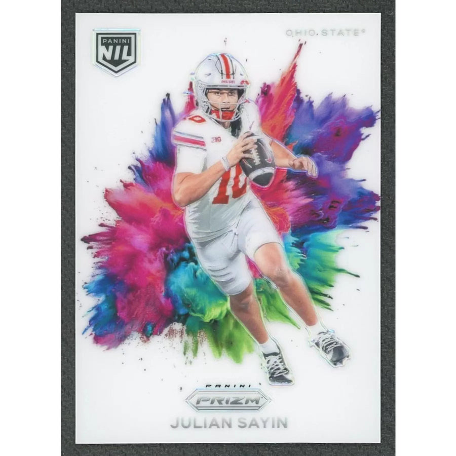 Julian Sayin 2024-25 Panini NIL Prizm Color Blast Card | CB-4