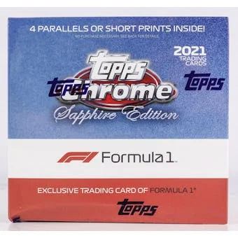 DRAFT - 2021 Topps Chrome Formula 1 Sapphire Edition Hobby Box