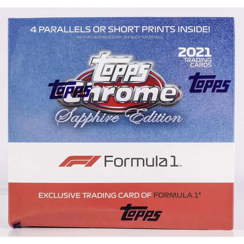 DRAFT - 2021 Topps Chrome Formula 1 Sapphire Edition Hobby Box